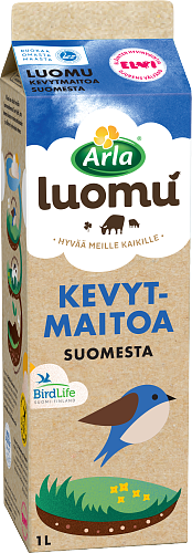 Arla Luomu Kevytmaitoa Suomesta 1 L