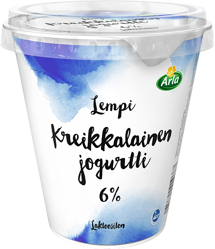 Arla® Lempi Kreikkalainen jogurtti 6 %, laktoositon 300 g