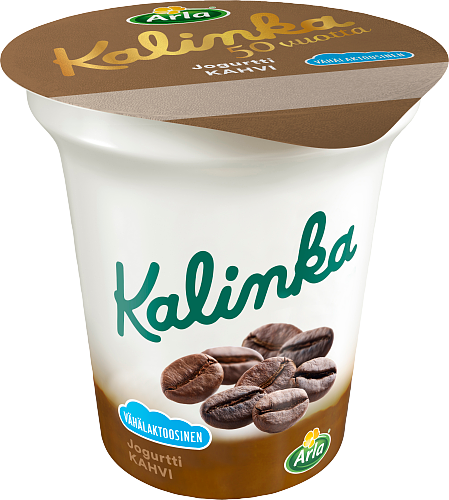 Arla® Kalinka Kahvi-kerrosjogurtti vähälaktoosinen 150 g